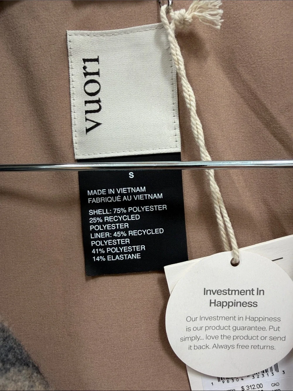 Vuori - WMNS - Ballard Coat - S - Picture 6 of 14